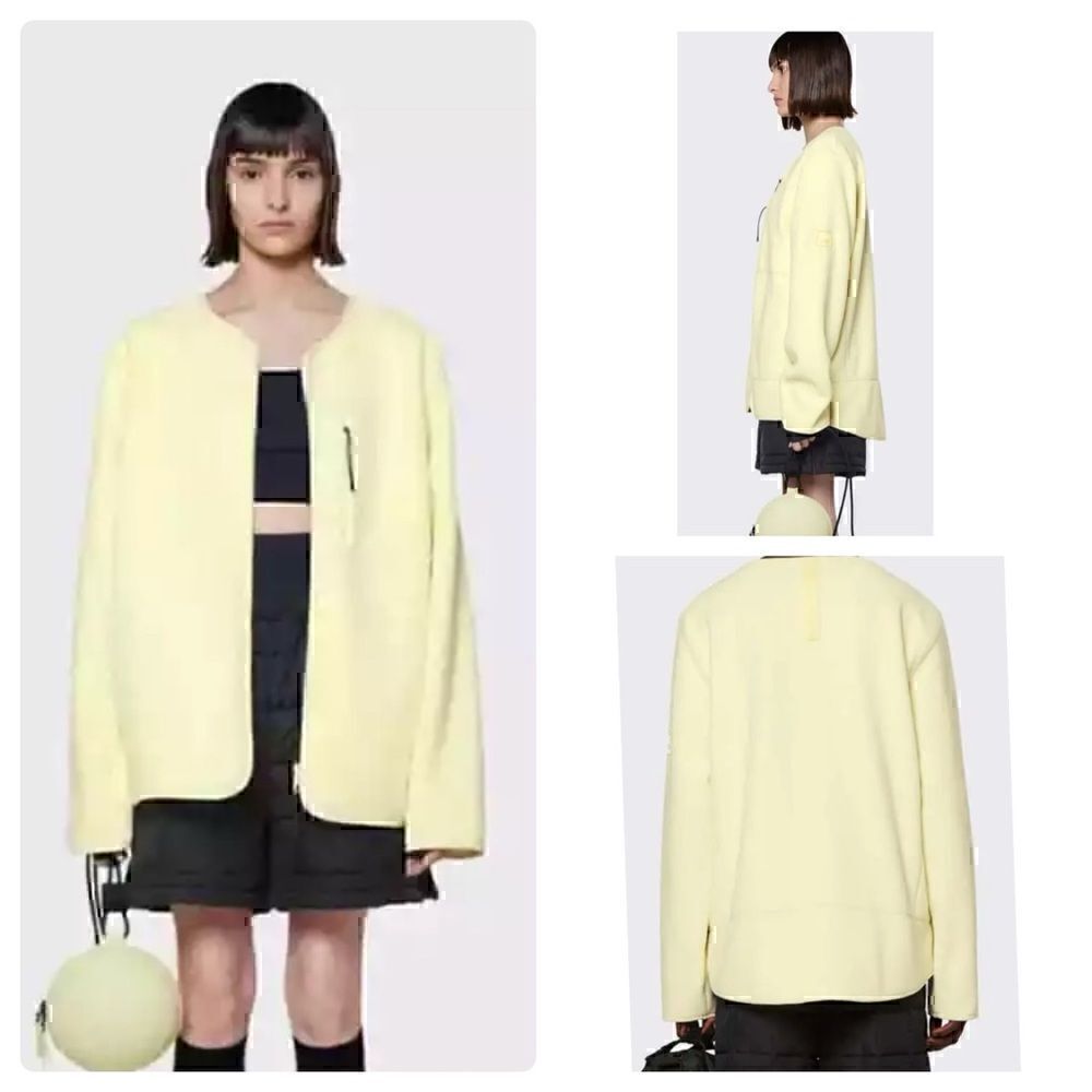 NWT RAINS  Large Micro Fleece Full Zip Jacket in “Straw”